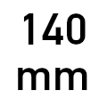 Hjul med Ø 140mm