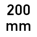 Hjul med Ø 200 mm