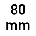 Hjul med Ø 80 mm