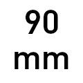 Hjul med Ø 90 mm