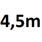 Fri passagebredd upp till 4,5 m