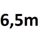 Fri passagebredd upp till 6,5 m
