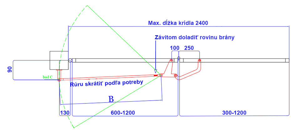 Montering av fällmekanism – steg 3