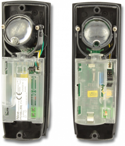 Insidan av FT210B-fotocellerna