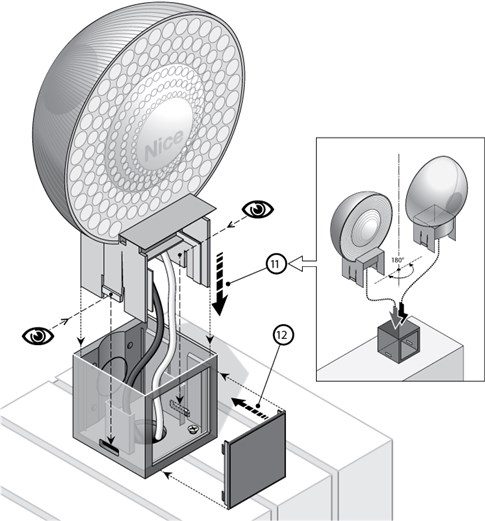 Byte av glödlampa i NICE Moonlight MLBT Byte av glödlampa i NICE Moonlight MLBT