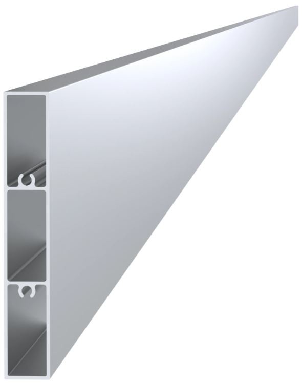 Aluminiumlamell 100 × 16 mm