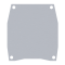 Ändskydd för C-profil 95x106 mm