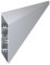 Aluminiumstaketspjäla 108x16 mm, parallellogramformad, 2 m